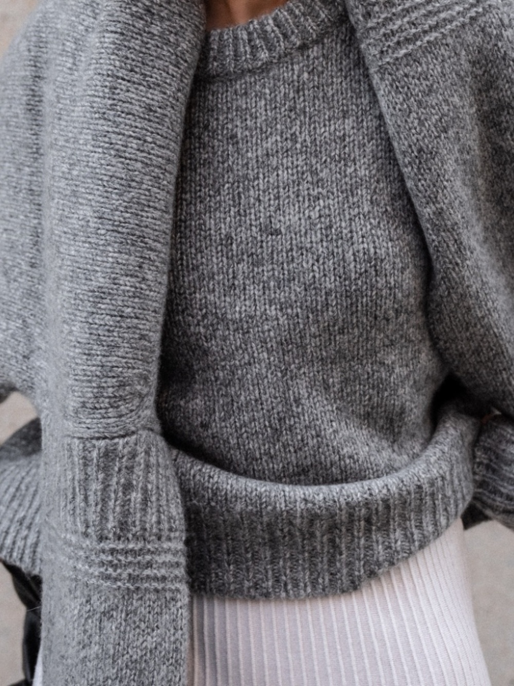 NAKED CASHMERE GISELLE PULLOVER IN ARCTIC GREY - Picture 10 of 10